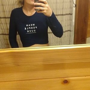 Long Sleeve Crop Top